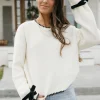 Polagram Jodee Sweater-Cream White Discount