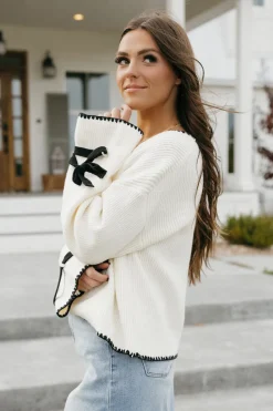 Polagram Jodee Sweater-Cream White Discount