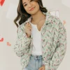 Polagram Josee Jacket-Sage Multi Green Hot