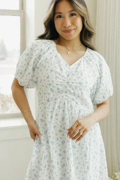 Dongguan Huoyoung Apparel Co June Dress-/Blue White Fashion