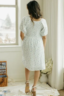 Dongguan Huoyoung Apparel Co June Dress-/Blue White Fashion