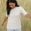 Dongguan Huoyoung Apparel Co Just For You Top-Heather Floral Grey Hot