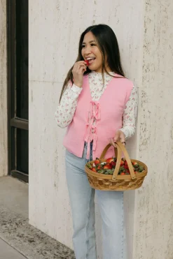 Anniewear Kacy Vest-Bubblegum Pink Clearance