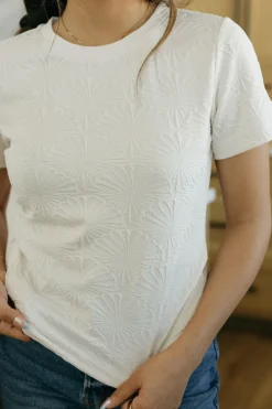 Tea N Rose Kaia Top-Cream White Fashion