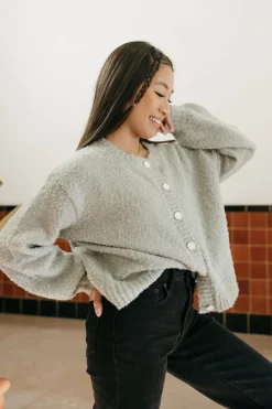 Polagram Kailie Cardigan-Sage Green Online