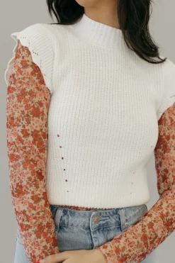 Dongguan Huoyoung Apparel Co Kaleb Sweater Vest-Ivory White Clearance