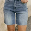 Mica Denim Karlen Shorts-Dodger Blue Clearance