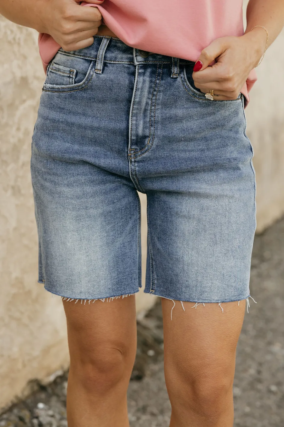 Mica Denim Karlen Shorts-Dodger Blue Clearance