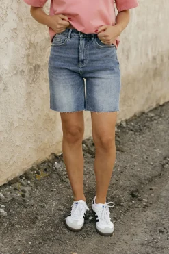 Mica Denim Karlen Shorts-Dodger Blue Clearance