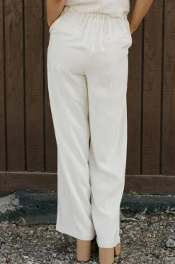 Tea N Rose Kennedy Pants-Natural Neutral Best