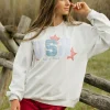 Main Strip Land of Liberty Pullover-Heather Grey Discount