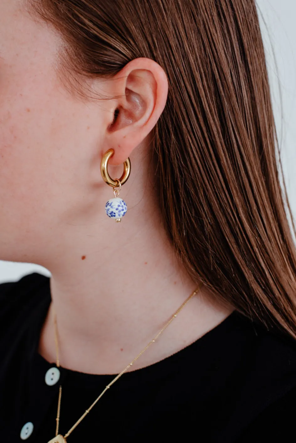 Ali Express Leila Earrings-Blue Online