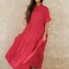 Dongguan Huoyoung Apparel Co Liberty Dress-Hot Pink Sale