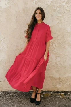 Dongguan Huoyoung Apparel Co Liberty Dress-Hot Pink Sale