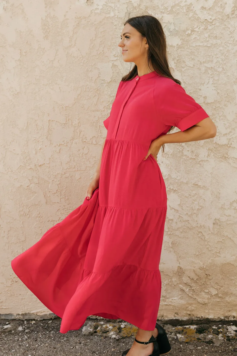 Dongguan Huoyoung Apparel Co Liberty Dress-Hot Pink Sale