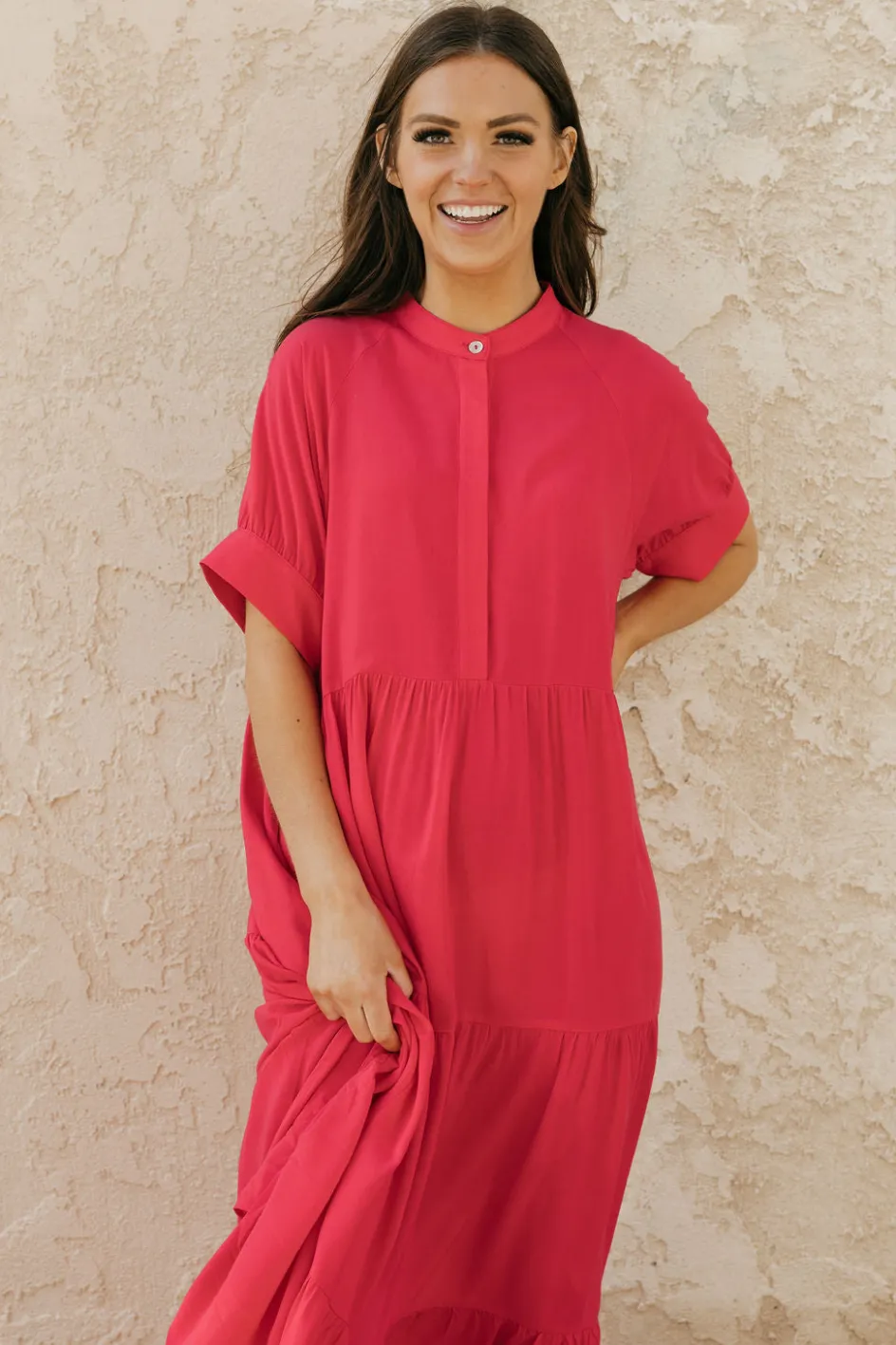 Dongguan Huoyoung Apparel Co Liberty Dress-Hot Pink Sale
