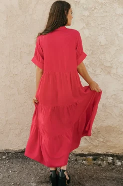 Dongguan Huoyoung Apparel Co Liberty Dress-Hot Pink Sale