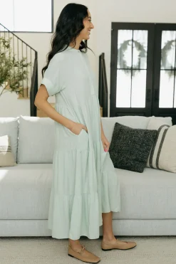 Dongguan Huoyoung Apparel Co Liberty Dress-Mint Green Hot