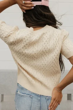 Dongguan Huoyoung Apparel Co Londyn Sweater-Cream Clearance