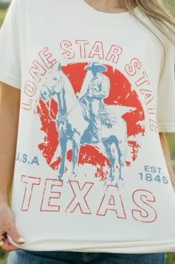 Golden Rose Lone Star Tee-Cream Neutral Hot