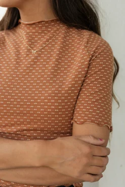 Polagram Lucia Top-Camel Brown Discount