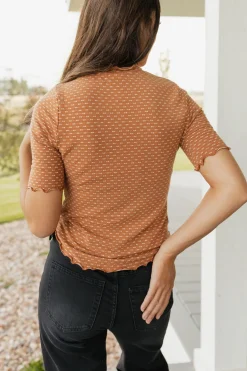 Polagram Lucia Top-Camel Brown Discount