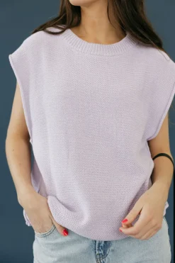 In February Lucy Top-Lavender Purple Clearance