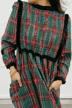 Dongguan Huoyoung Apparel Co Mae Dress-/Red Green New