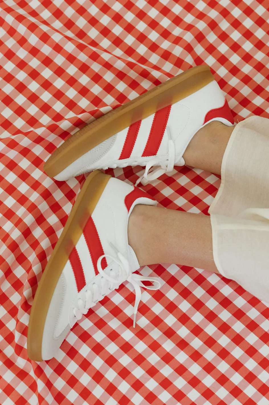 Victoria Fashion Mandie Sneakers-White/Red New
