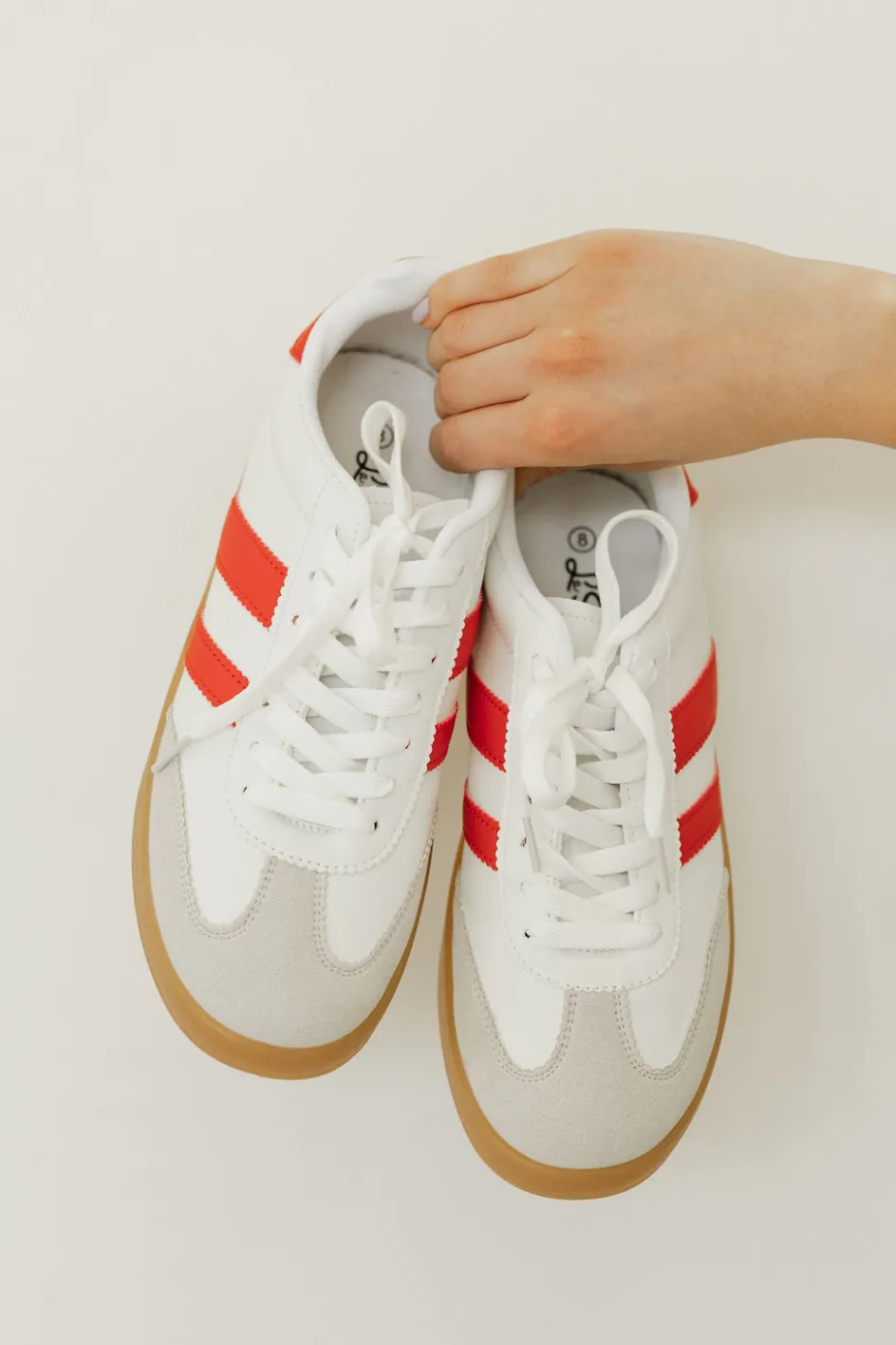 Victoria Fashion Mandie Sneakers-White/Red New