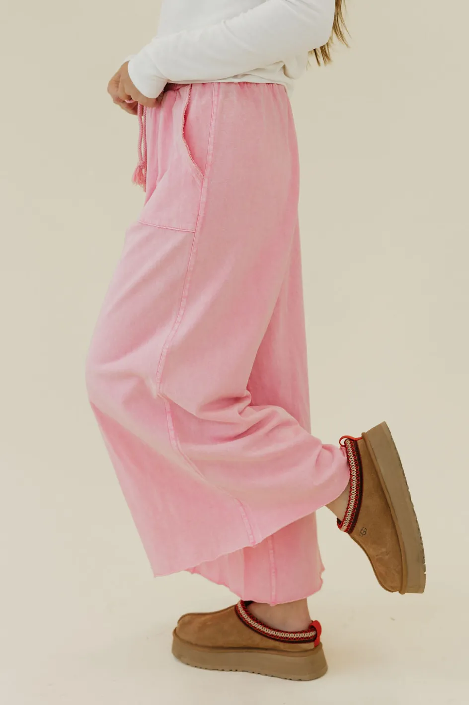 Easel Maren Pants-Barbie Pink Sale