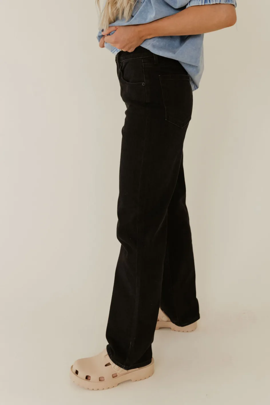 Just Panmaco Marianna Denim-Black Discount