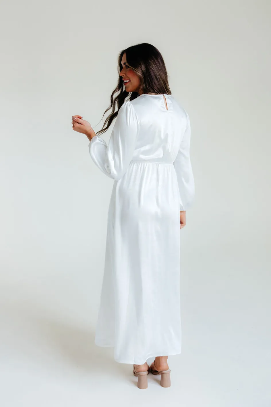 Tea N Rose Marianne Dress-White Discount