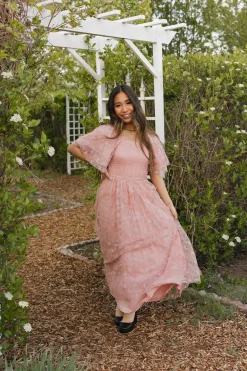 Polagram Marilee Dress-Dusty Rose Sale