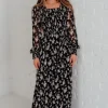 Dongguan Huoyoung Apparel Co Maylee Dress- Multi Black Sale