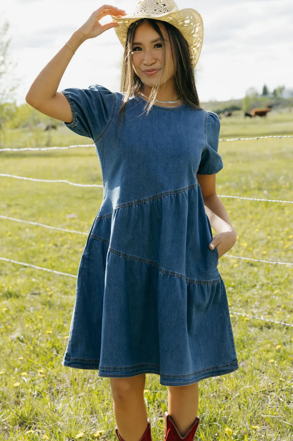 Dongguan Huoyoung Apparel Co Mckinley Dress-Denim Blue Outlet