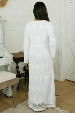 Tea N Rose Melanie Dress- White Online