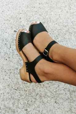Mia Anja Clog-Black Best