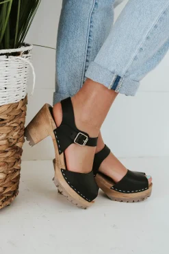 Mia Greta Clog-Black Online