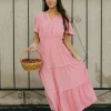 Roly poly Millie Dress- Pink Online
