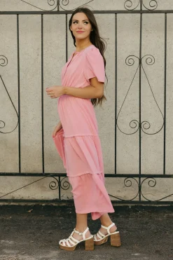 Roly poly Millie Dress- Pink Online