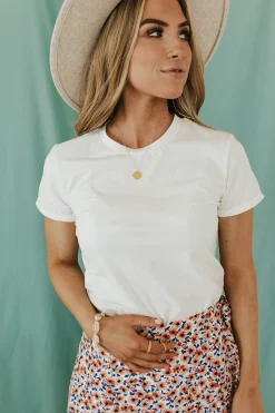 Love Olive Co Must Have Tee-White Online