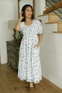 Polagram Myla Dress-/Blue White New