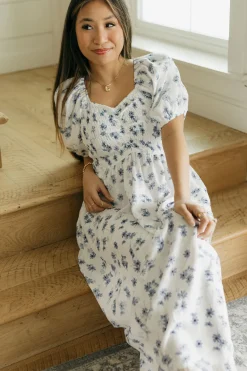 Polagram Myla Dress-/Blue White New