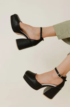 Oasis Society Oslo Heels-Black Clearance