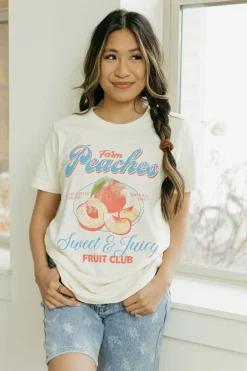 Alexis G. Peaches Farm Tee-Cream White Best
