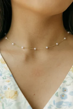 Ali Express Pearl Choker Gold/Silver Hot