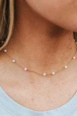 Ali Express Pearl Choker Gold/Silver Hot