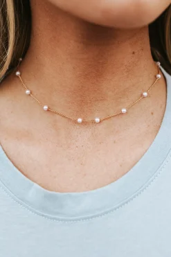 Ali Express Pearl Choker Gold/Silver Hot