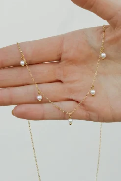 Ali Express Peggy Pearl Necklace- Gold Clearance